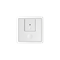 Double rocker for 2-stage dimmer/switch with 2 rockers, white