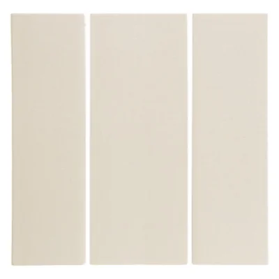 Double rocker for 3-gang switch cream gloss