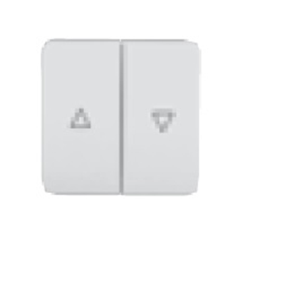 Double rocker for rocker shutter switch
