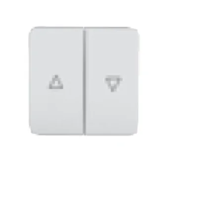 Double rocker for rocker shutter switch