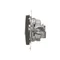 Double satellite antenna socket SAT-SAT-RTV (module) bronze matt metallic