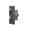Double Schuko socket with shutters 16A, 250V, screw terminals, anthracite (metallic)