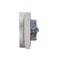 Double Schuko socket with shutters 16A, 250V, screw terminals, white
