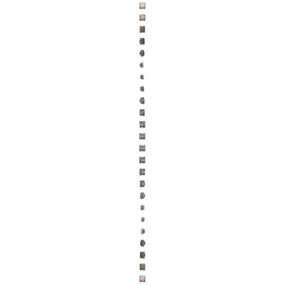 Double shutter switch (module) 230V, quick connectors. , gold metallic