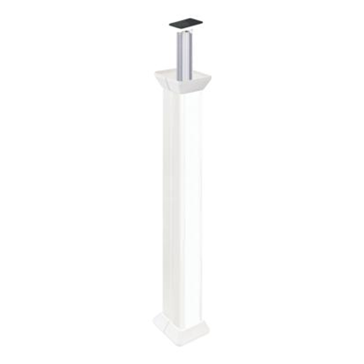 Double sided column ALC 3m white