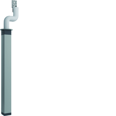 Double-sided column DA200-45 with a flexible aluminum connector