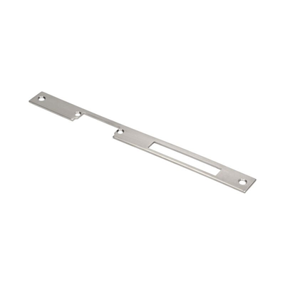 Double-sided long plate for INOX electric strikes