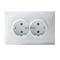 DOUBLE SOCKET 2X2P+Z SCHUKO