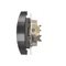 Double socket outlet for nature frames 230V, metallic anthracite