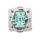 Double socket-outlet (module), 230V, beige