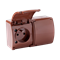 Double socket-outlet with earthing (2x2P+E) n/t IP44 brown with a flap brown, Koala