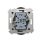 Double socket-outlet without earthing with shutters (module) 16A 250V anthracite (metallic)
