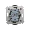 Double socket-outlet without earthing with shutters (module) 16A 250V anthracite (metallic)