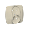 Double socket without grounding 16A 230V screw terminals beige