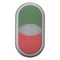 Double spring pushbutton drive, green, red, M22-DDL-GR
