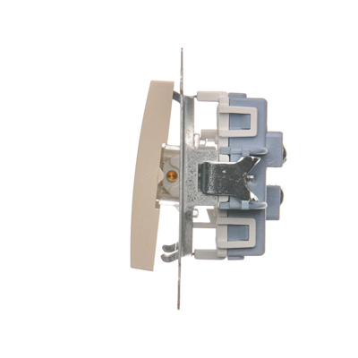 Double stair switch (module) 10A 230V cream screw terminals