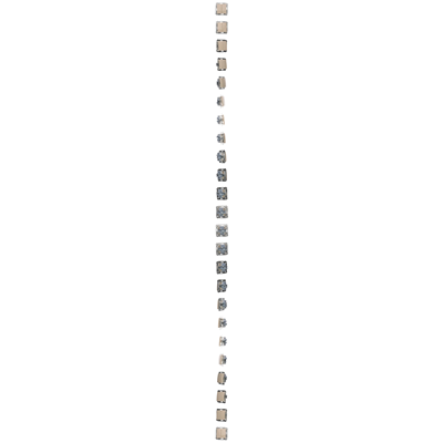 Double stair switch (module) 10A 230V cream screw terminals