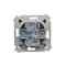 Double stair switch with backlight (module) 10A 250V screw terminals anthracite (metallic)