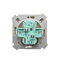 Double stair switch with backlight (module) 10A 250V screw terminals beige