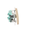 Double stair switch with backlight (module) 10A 250V screw terminals beige