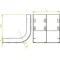 Double track arch width 250mm height 38mm