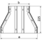 Double track reducer width 350 x 240mm height 38mm