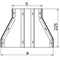 Double track reducer width 350 x 340mm height 38mm
