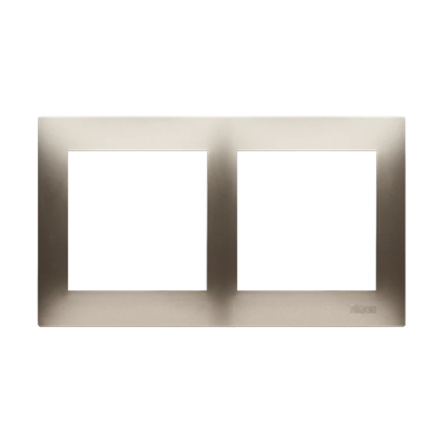 Double universal frame for plasterboard boxes IP20 / IP44, gold (metallic)