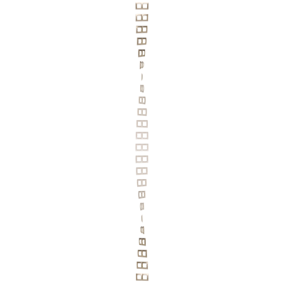 Double universal frame for plasterboard boxes IP20 / IP44, gold (metallic)