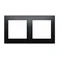 Double universal frame IP20 / IP44, anthracite (metallic)