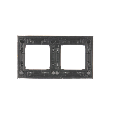 Double universal frame IP20 / IP44, chrome