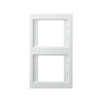 Double vertical white frame