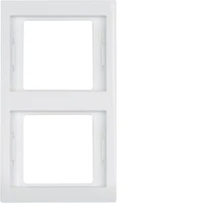 Double vertical white frame