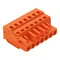 Douille CAGE CLAMP® à 1 conducteur, orange 231-307/026-000