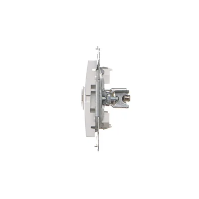 Douille double équipotentielle Simon 54 WMDE-012000-011 (module) ; blanche