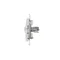 Douille double équipotentielle Simon 54 WMDE-012000-011 (module) ; blanche