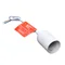 Douille en thermoplastique E-27, blanc, max 60W