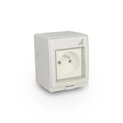 Douille simple en saillie GPN IP55 AQUA55 grise