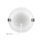 DOWNLIGHT ALU DN200 35W 4000K WT IP44 luminaire