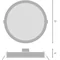DOWNLIGHT IP44 DN 190 18W 840 WT luminaire