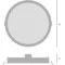 Downlight IP44 DN 215 30W 840 WT