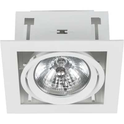 Downlight Lampe encastrable blanche