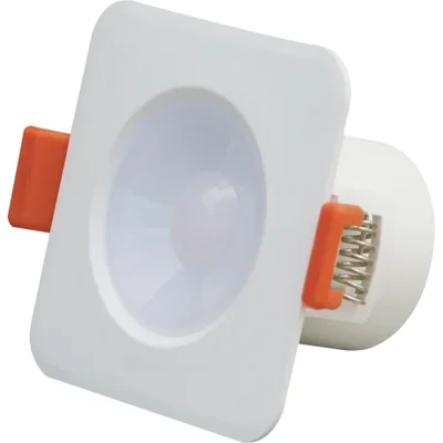 Downlight luminaire HEDA 8W 640lm 865 100° IP40 square 180-260V