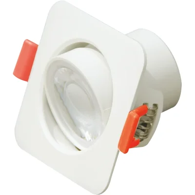 Downlight luminaire HEDA 8W 640lm 865 60° IP40 square 180-260V HDW084MC