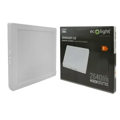 DOWNLIGHT N/T KWADRAT 24W 4000K BIAŁY DL-1