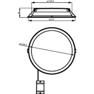 Downlight Philips Ledinaire DN065B G4 19W 2000lm 4000K LED20/840 19W 220-240V D200 RD 5 years warranty