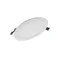 DOWNLIGHT SLIM LED wall and ceiling luminaire 230V 22W 1850lm IP20 p/t WW 205 mm white