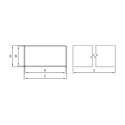 D/P 220x55/1.0m (flat channel)