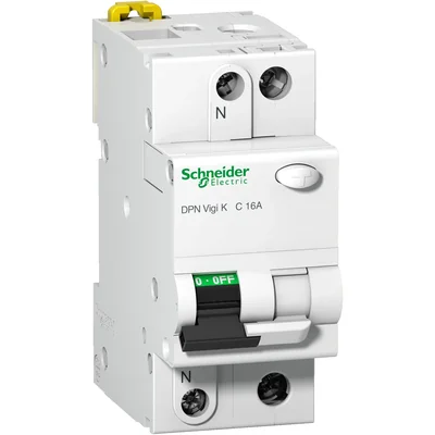 DPNVigiK-C16-30-A C interruttore automatico combinato 16A 1N poli 30 mA tipo A