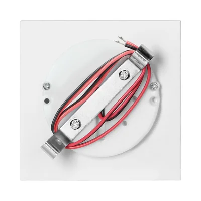 DRACO LED NEW 1.5W, recessed staircase light, 12VDC, 30lm, 3000K, white, innovative mounting method